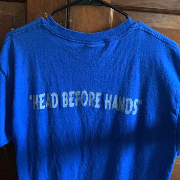 Blue 90s vintage Street Fighter T-Shirt with motif - Picture 2 of 3